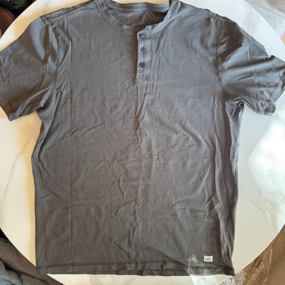 Vuori Other - Vuori Short Sleeve Henley Tee – Neutral | Soft Stretch estimated large